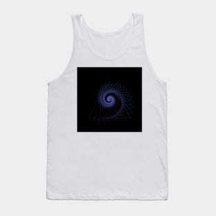 Beautiful geometric figure spiral Tank Top